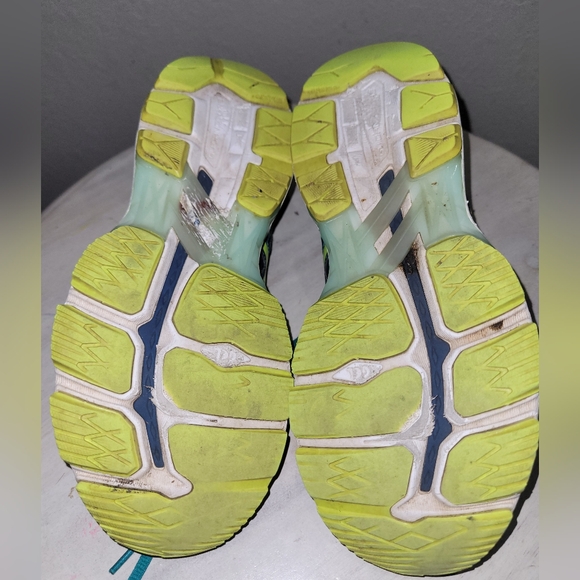 ASICS Shoes GEL GT-2000 4 Womens Size 8.5 Green Neon Running Sneaker T656N - Picture 6 of 11